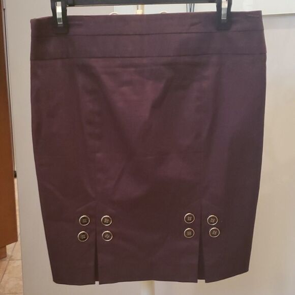 Arden B. Brown mid length skirt. Size 4 - Picture 2 of 3